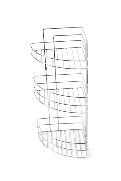 3'lü Köşeli Banyo Rafı Şampuanlık Krom - 3