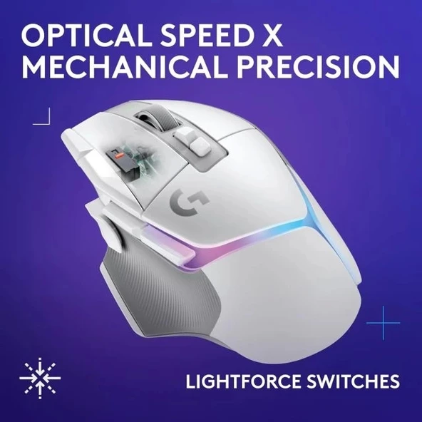 Logitech G502 X PLUS Kablosuz RGB Oyun Mouse - 6
