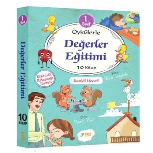 Öykülerle Değerler Eğitimi 1. Sınıflar İçin 10 Set ürün görseli