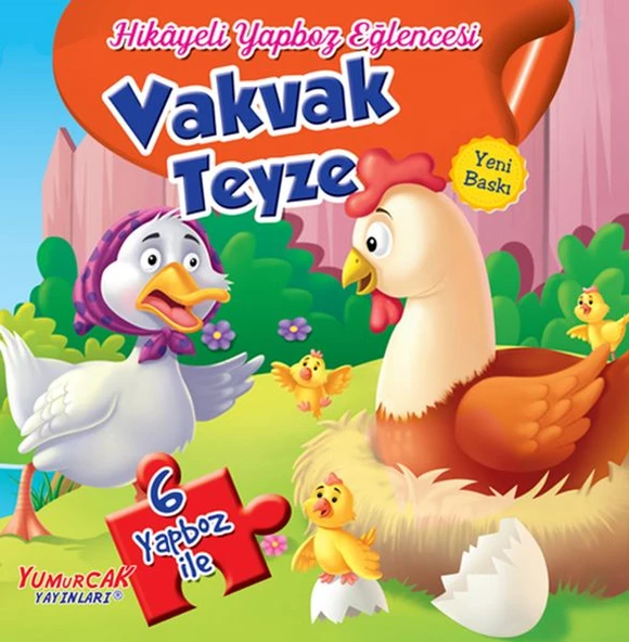 Vakvak Teyze - Hikayeli Yapboz Eğlencesi (6 Yapboz İle) ürün görseli