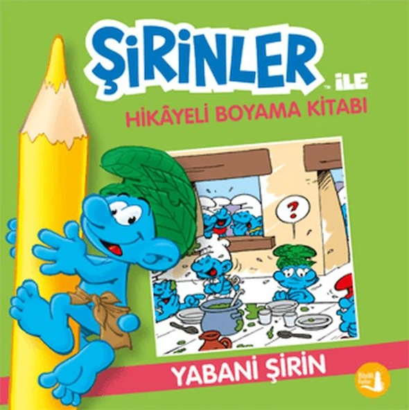 Şirinler İle Hikaye Boyama Kitabı - Yabani Şirin ürün görseli