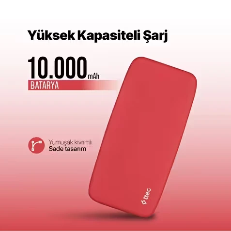 Ttec ChargeUp 2BB204GK1 Gül Kurusu 10000 mAh Powerbank - 1
