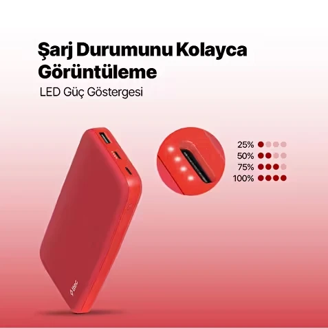Ttec ChargeUp 2BB204GK1 Gül Kurusu 10000 mAh Powerbank - 5