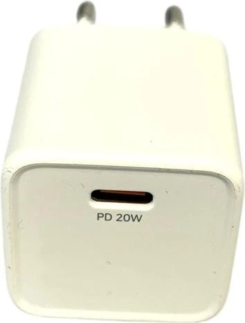 20W Mini Pd Type-C Girişli Şarj Adaptörü-Beyaz - 3