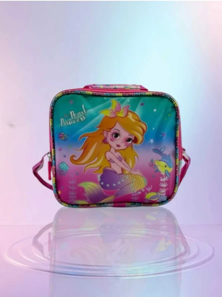 Relaxion Simli Deniz Kızı Desenli Thermal Beslenme Çantası 3323 - Resim 4