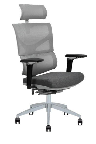 Hunt Mobilya Seman Plus Gri Fileli Kızaklı Mekanizmalı Ofis Yönetici Koltuğu - 2