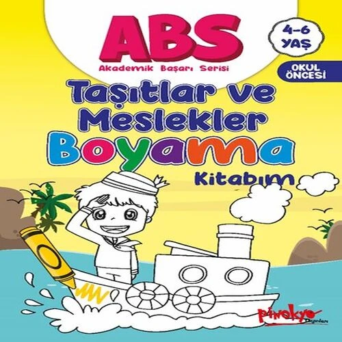 ABS 4-6 Yaş Taşıtlar ve Meslekler Kitabım ürün görseli