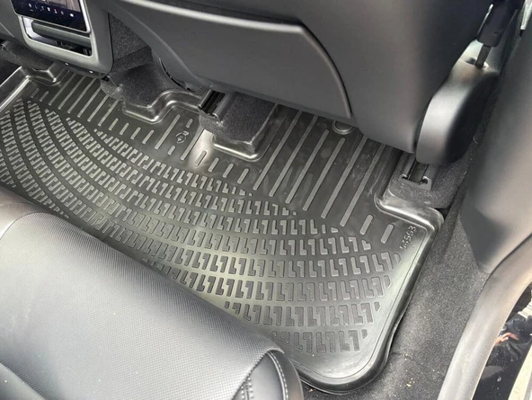 Rizline Tesla Model Y Juniper 2025 ve  Sonrası 3D Havuzlu Paspas ve Bagaj Havuzu Set - Resim 3