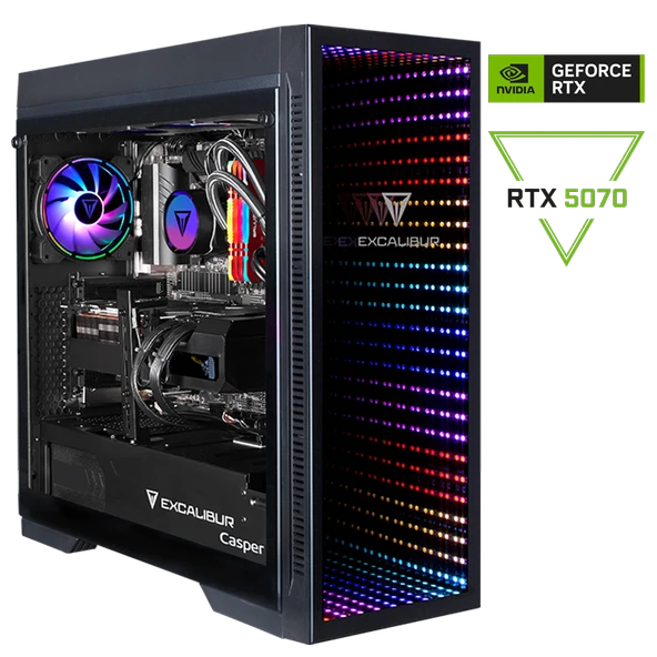 Casper Excalibur E75H.147F-DF70X-0SE Intel Core i7-14700F 32GB RAM 1TB SSD Nvidia GeForce RTX 5070 Freedos