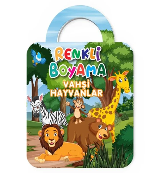 Renkli Boyama-Vahşi Hayvanlar ürün görseli