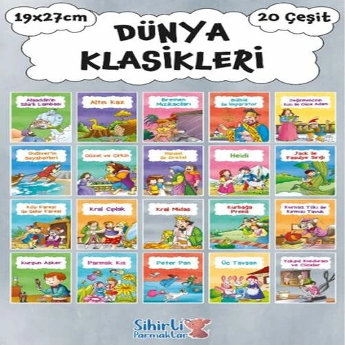 Dünya Klasikleri 20 Çeşit Takım ürün görseli