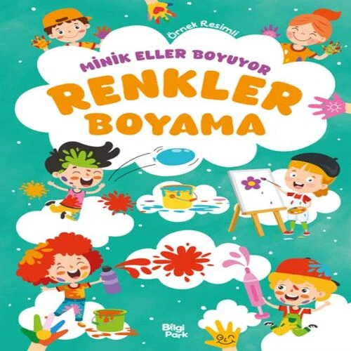Minik Eller Boyuyor – Renkler Boyama Kitabı (Örnek li) ürün görseli
