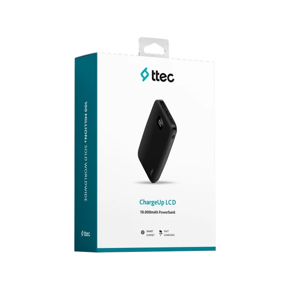 ttec ChargeUp LCD 10.000mAh 15W Taşınabilir Şarj Aleti / Powerbank - 3
