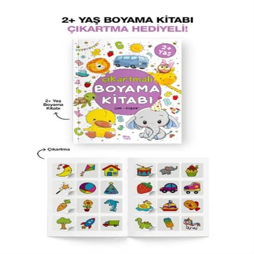 Çıkartmalı Boyama Kitabı 2 Yaş + ürün görseli