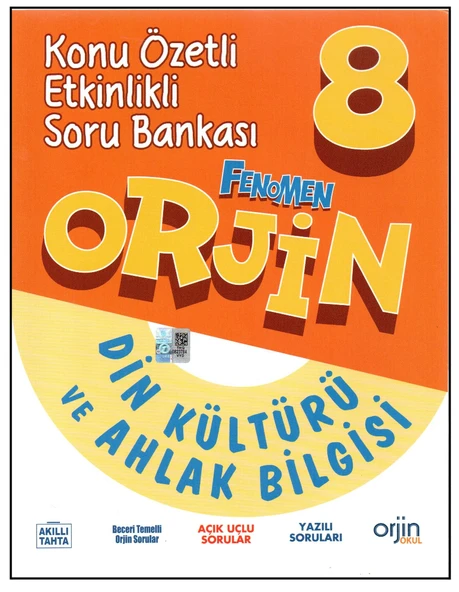 ORJİN 8. SINIF DİN KÜLTÜRÜ KONU ÖZETLİ ETKİNLİKLİ SORU BANKASI ürün görseli