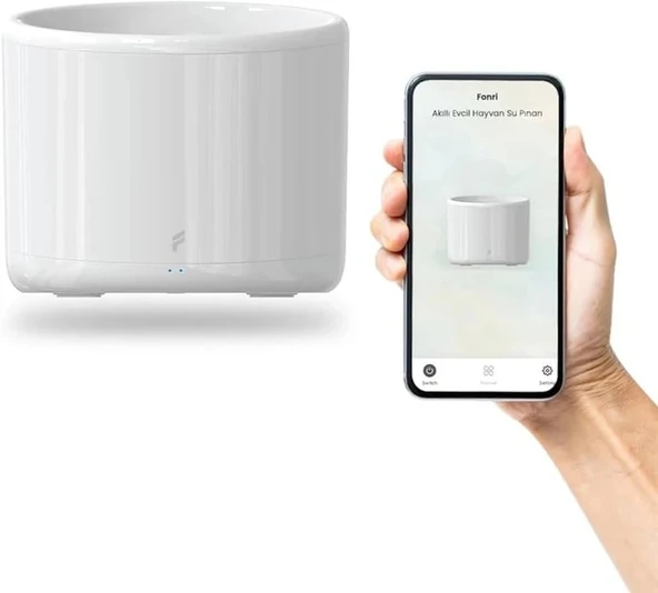 Kedi/Köpek Akıllı Otomatik Su Kabı - 2 Litre, Evcil Hayvan Su Pınarı - 2