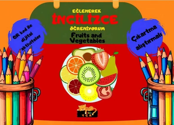 Eğlenerek İngilizce Öğreniyorum - Fruits and Vegetab ürün görseli