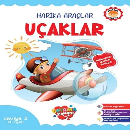 Harika Araçlar – Uçaklar Seviye 2 (3-4 Yaş) ürün görseli