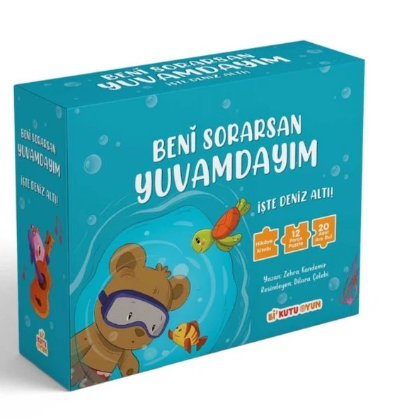 Beni Sorarsan Yuvamdayım - İşte Deniz Altı! - ve Yapboz Seti ürün görseli