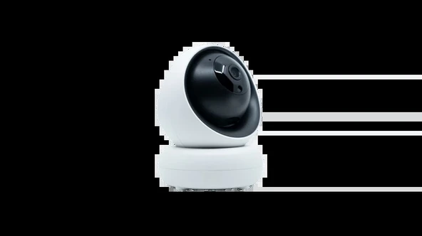 Akıllı PTZ Kamera - 360°, Wi-Fi Bebek & Ev Güvenlik Kamerası