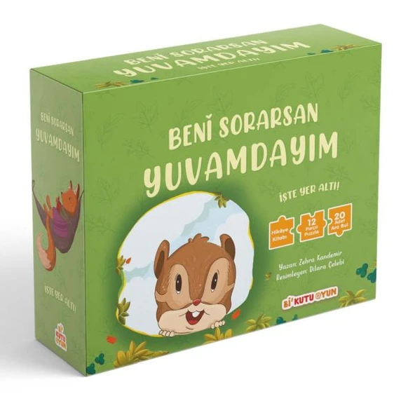 Beni Sorarsan Yuvamdayım-İşte Yer Altı! ( ve Yapboz Seti) ürün görseli