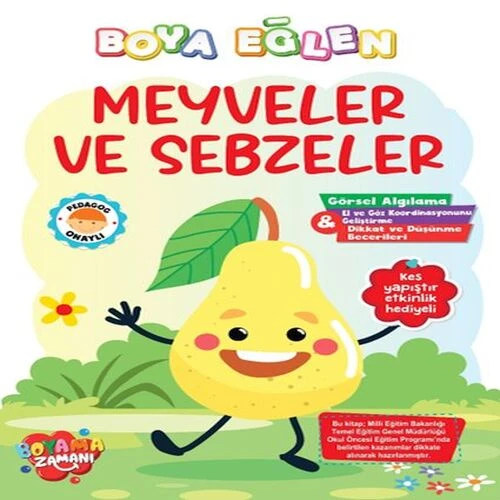 Boya Eğlen - Meyveler veSebzeler ürün görseli