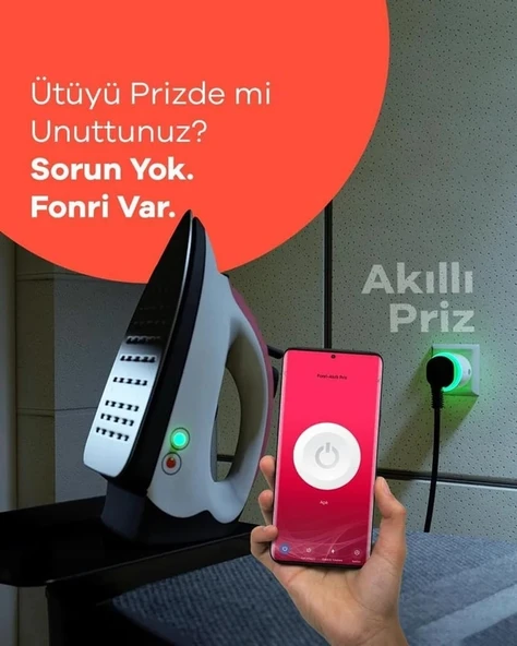 Akıllı Priz (16 Amper) 2'li Set, Uzaktan Kontrol, Anlık Enerji Tüketim Takip, Zamanlayıcı, Tuya - 2