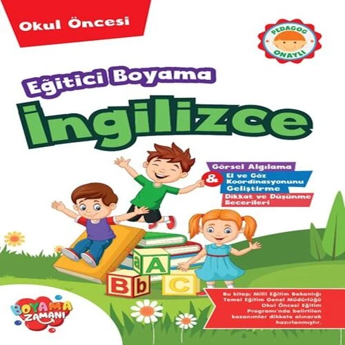 Eğitici Boyama - İngilizce ürün görseli