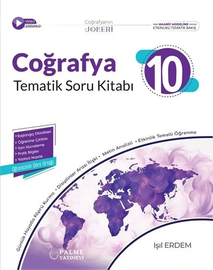 Palme Yayınları 10. Sınıf Coğrafya Tematik Soru Kitabı Yeni