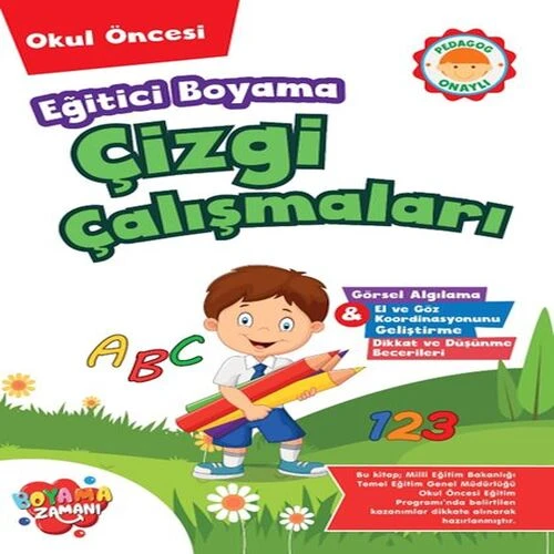 Eğitici Boyama - Çizgi Çalışmaları ürün görseli