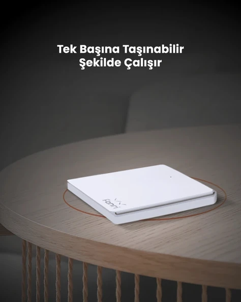 2 Adet Kablosuz Tekli Duvar Anahtar Kendinden Enerjili ve 1 Adet Akıllı Kablosuz Anahtar Seti - 4