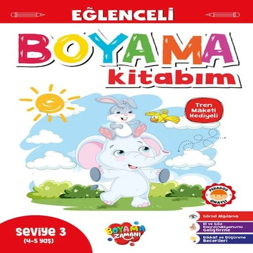 Eğlenceli Boyama – Seviye 3 (4-5 Yaş) ürün görseli