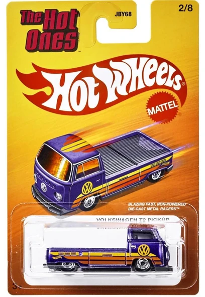 Hot Wheels The Hot Ones Die Cast Tekli Arabalar JBY68 - VOLKSWAGEN T2 PICKUP JBY70