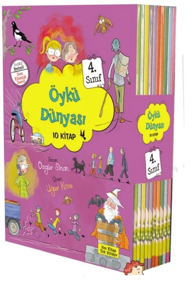 Öykü Dünyası 4. Sınıf 10 Kitap ürün görseli