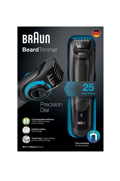 Braun Sakal Tıraş ve Şekillendirme Makinesi BT5050 4210201130048 - 4