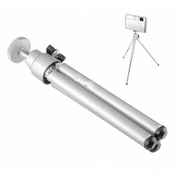 Metalik Renk Tripod 3 Yönlü Profesyonel Mini Tg-53-vice/(1395) 451 - 3