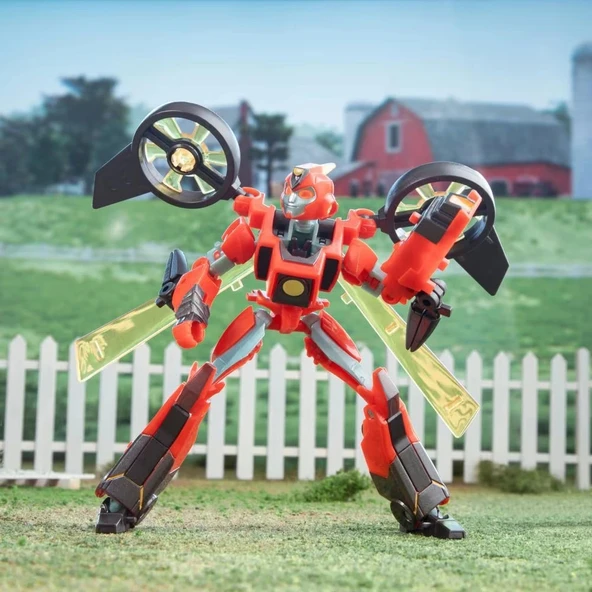 Transformers EarthSpark Deluxe Figür Terran Twitch F6734 - Resim 2