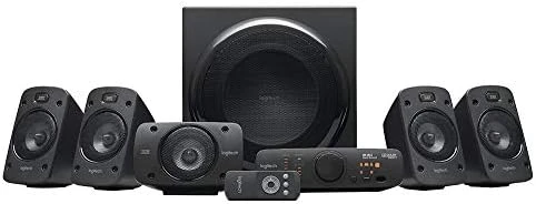 Logitech Z906 5.1 Surround Ses Hoparlör Sistemi, Çoklu Giriş, THX Sertifikalı, 1000 W Dolby Digital/DTS Kod Çözme Özellikli, Siyah - 3