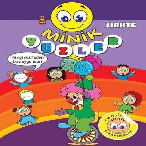 Minik Yüzler - Sirkte - Emojilerle Çıkartmalar ürün görseli