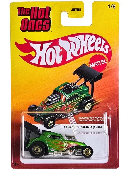 Hot Wheels The Hot Ones Die Cast Tekli Arabalar JBY68 - FIAT 500 TOPOLINO 1936 JBY69