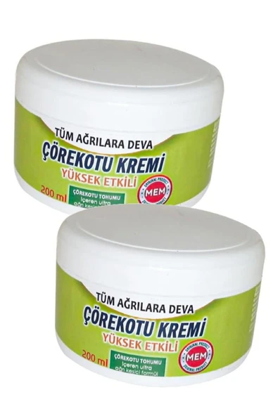 Çörekotu Kremi Bel Sırt Adale Sızılarını Ağrı Ve Masaj Kremi 200 ml 2 Adet