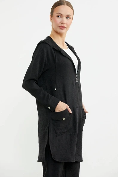 Sementa 76473 Büyük Beden Keten Görünümlü Üçlü Takım - Resim 12