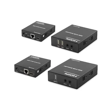 HADRON HDX1345 HDMI KVM EXTENDER 60M SİYAH