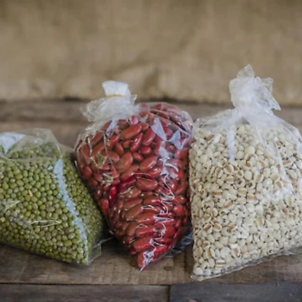 Asya 34 Ambalaj Bakkaliye torbası beşlik şeffaf torba orjinal Plastik 23x36cm 1kg - 7