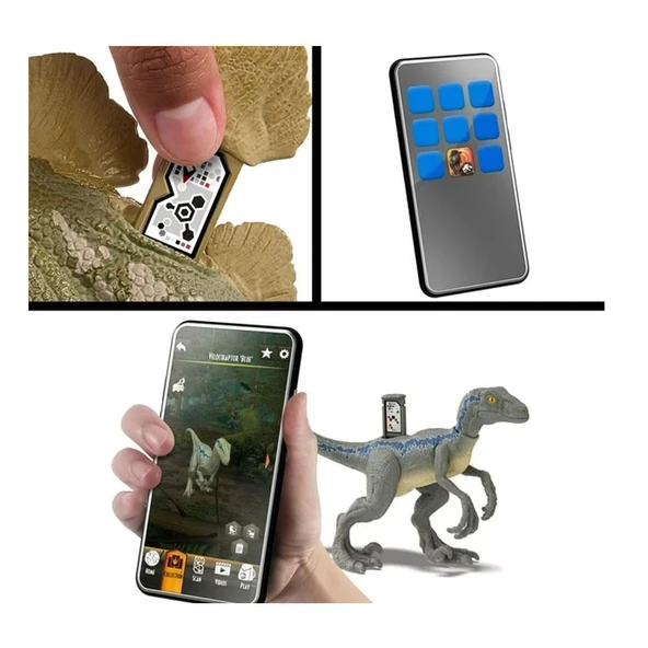 Mattel Jurassic World Tehlikeli Dinozor Paketi Craterosaurus HLN49-HTK52 - 3