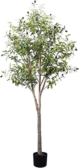Nettenevime Yapay Zeytin Ağacı Lüx 180cm Doğal Gövdeli Gerçek Görünümlü Yapay Ağaç ürün görseli 1