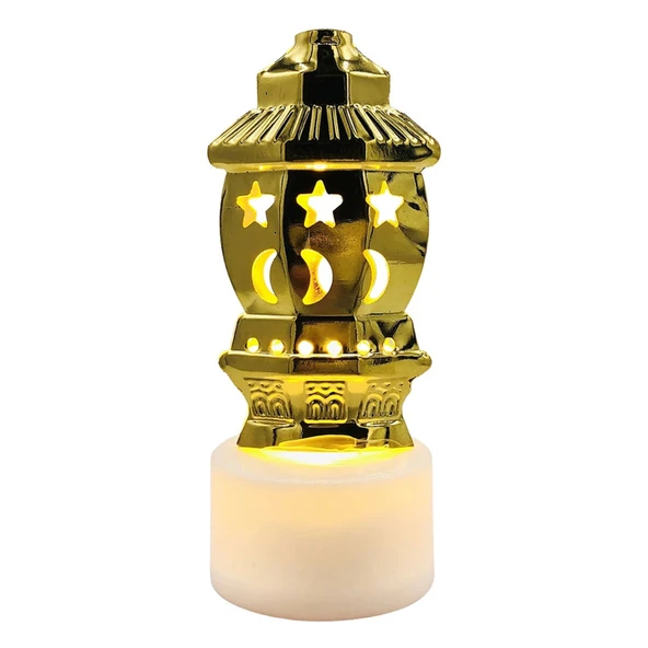 12 Li Ramazan Ayaklı Led Işık Gold Renk Gün Işığı Mz6200-235 ürün görseli