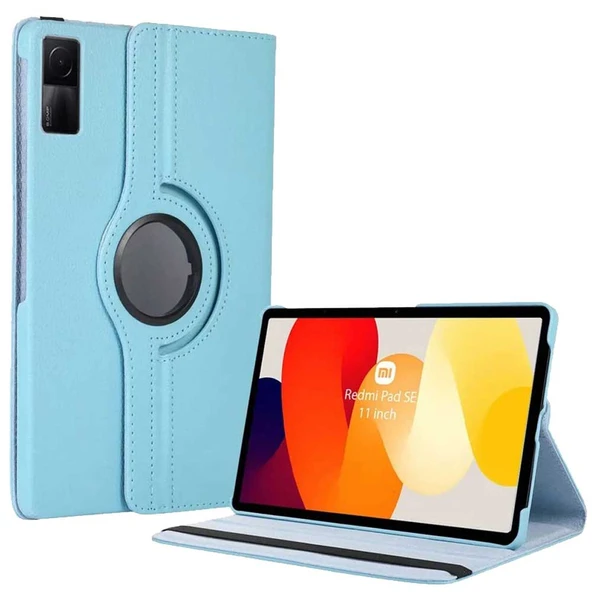 Xiaomi Redmi Pad SE Uyumlu 11 inç Döner Standlı Tablet Kılıfı - Resim 5