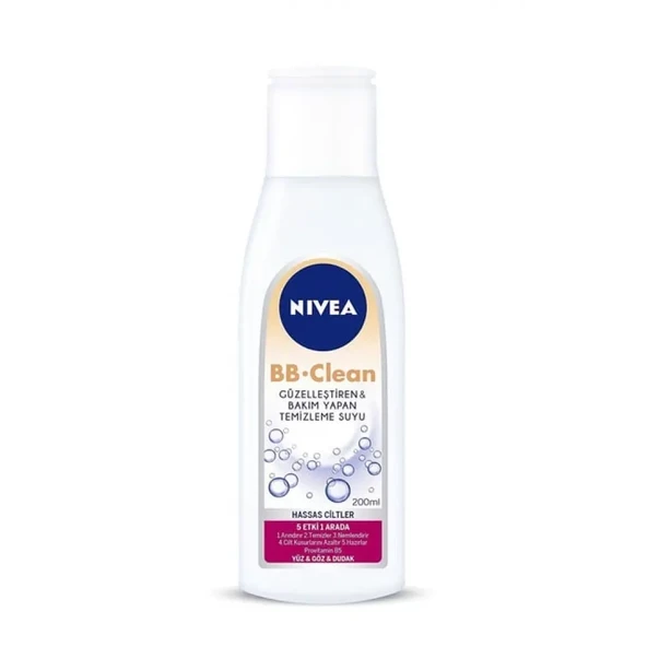 Nivea Bb Clean Hassas Ciltler İçin 5 Etkili Temizleme Suyu 200 ml ürün görseli 1