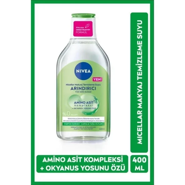 NIVEA Nıvea Micellar Makyaj Temizleme Suyu Arındırıcı ve Matlaştırıcı 400 ml ürün görseli 1